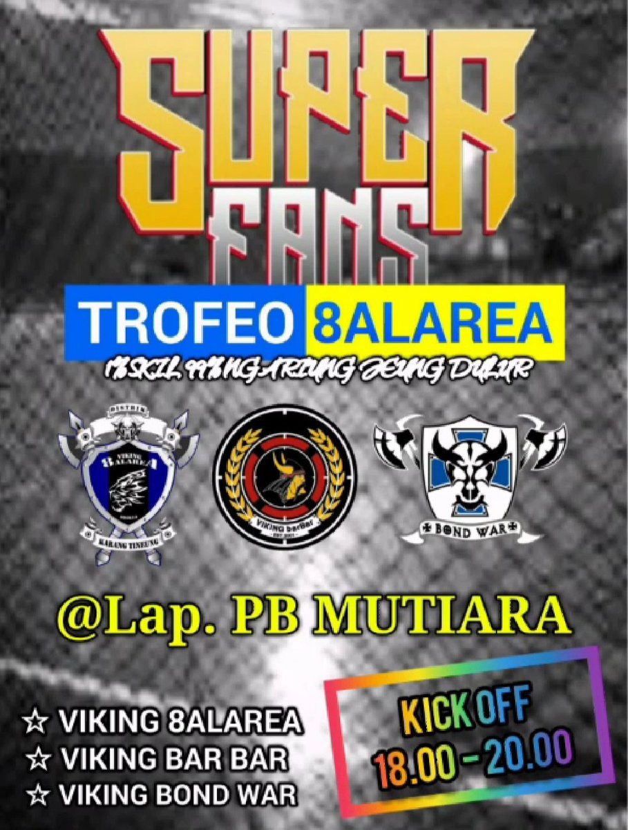 Skuyy atuh hayuu ramaikan..1% skill 99% ngariung jeung dulur.. goww keun ah <a href="/VikingBondwar_/">Viking Bondwar</a> <a href="/VikingbarBar/">viking barBar</a>