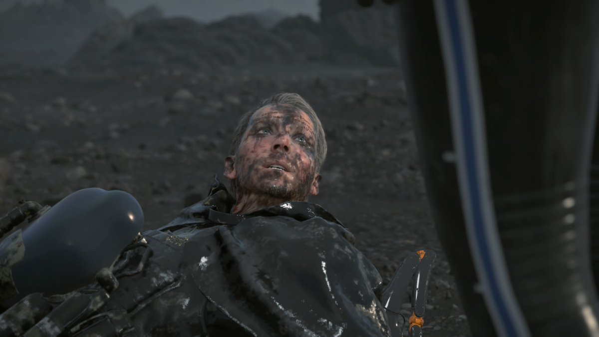 sassygayraptor's tweet photo. "You're damaged goods." #DeathStranding #NotThatFragile #HiggsMonaghan #PS4share https://t.co/qIhEjAVp6h