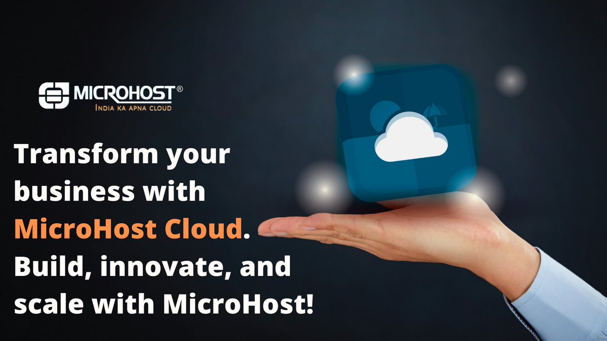 uthocloud's tweet photo. Transform your business with MicroHost Cloud. Build, innovate, and scale with MicroHost!

#MicroHostIndia #CloudComputing #Cloud https://t.co/L5d76ydmi0