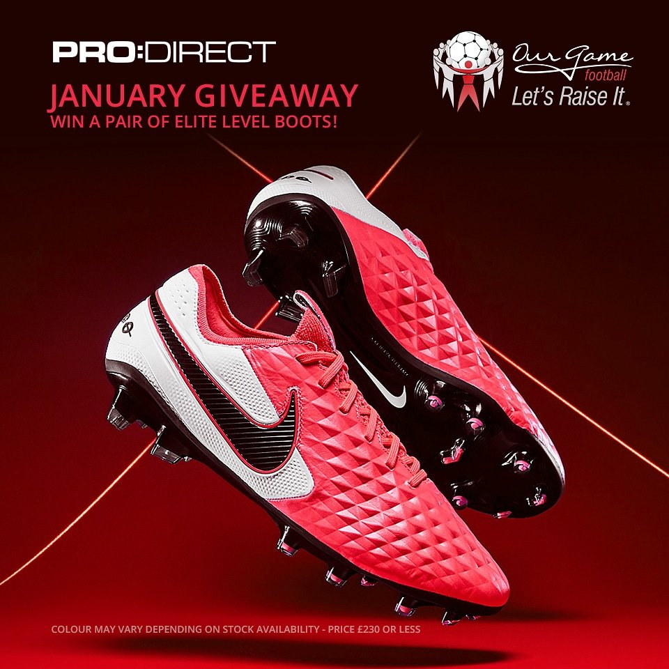 Our_Game's tweet photo. Last day for you to enter our January but not January anymore boot giveaway with @ProD_Soccer ! Like, follow and RT for your chance to win a pair of boots of your choice such as these! #TeamOurGame #ChangingTheGame #ItsAMovement #Winning 

We will announce the winner next week! https://t.co/vogwDxEYTC