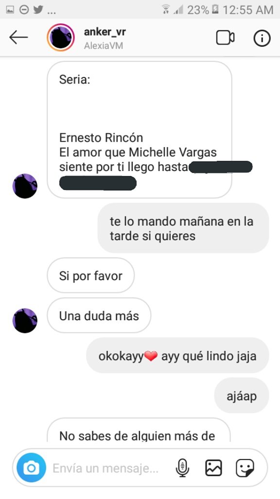 amigos, si quieren ayudar a esta chica a darle una sorpresa a  su novio están invitadísimos. lo único que harían es apunatar lo de abajo en una hoja (donde está censurado deben poner el estado en el que viven) y envíarselo a ella por ig o a mí para que yo se lo envíe💗