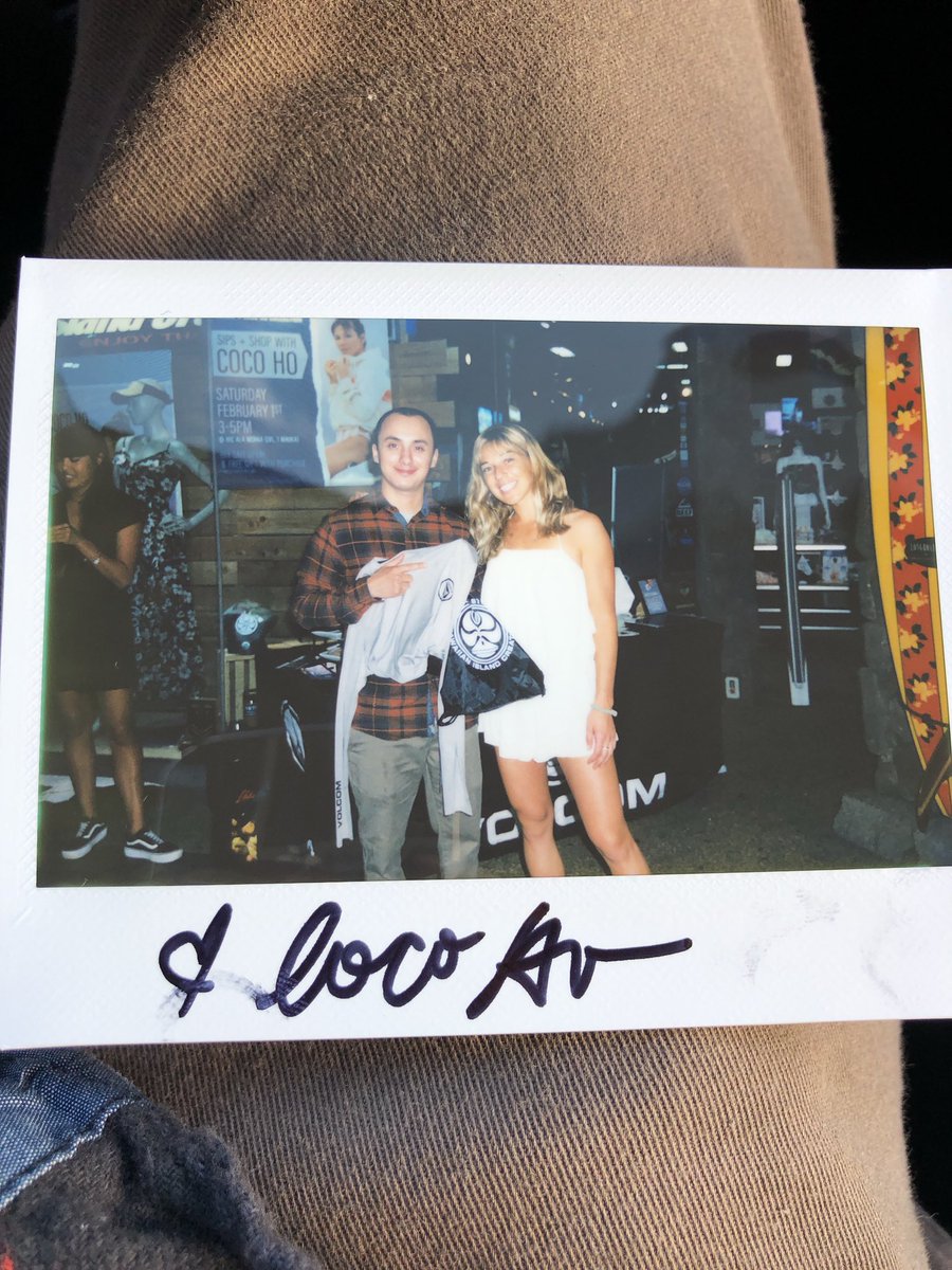 black1label's tweet photo. Got to meet @coco_ho today I’m beyond stoke 🏄🏼‍♀️🏄🏼‍♀️🏄🏼‍♀️ https://t.co/lSZhrgm6OA
