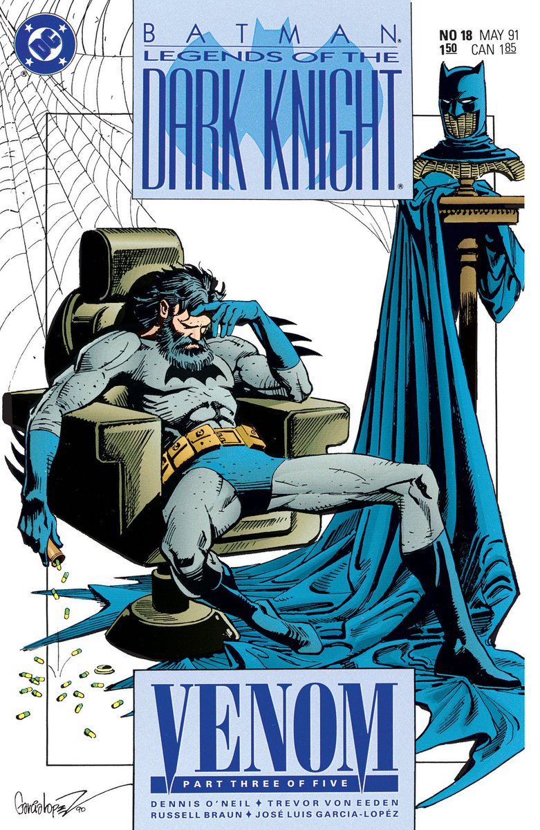 HFoh's tweet photo. The cover to Batman Legends of the Dark Knight # 18 by Jose Luis Garcia Lopez.
Venom Part 3 of Five.
#joseluisgarcialopez #steveoliff #dennisoneil #batman #legendsofthedarkknight #venom #dccomice #thecosmiccomicbookbroadcast #comicbookbroadcaster #ICON #comicbooks https://t.co/JgixNCpgGa
