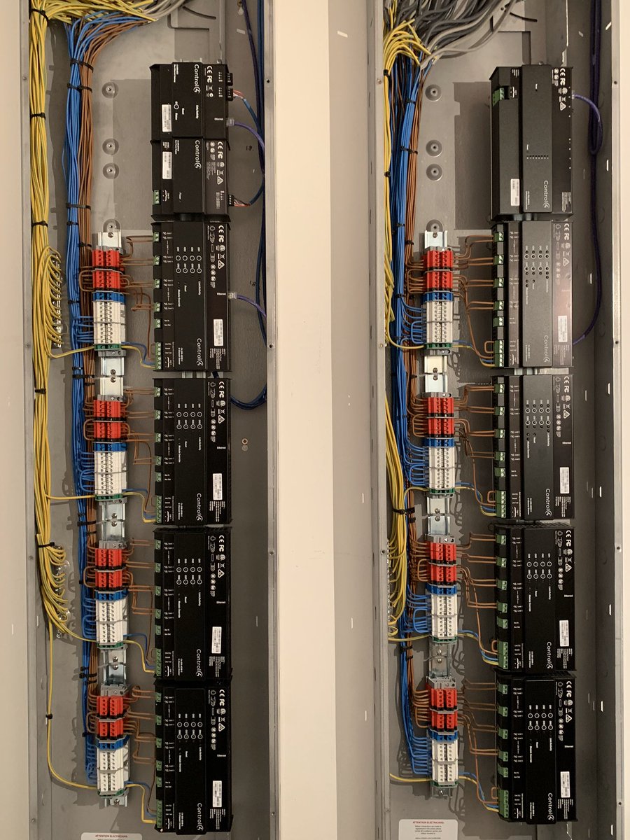 b_linnett's tweet photo. Latest @Control4 lighting panels installed ready for the exiting part. Setting up lighting scenes for the client. https://t.co/g183Erp1zR