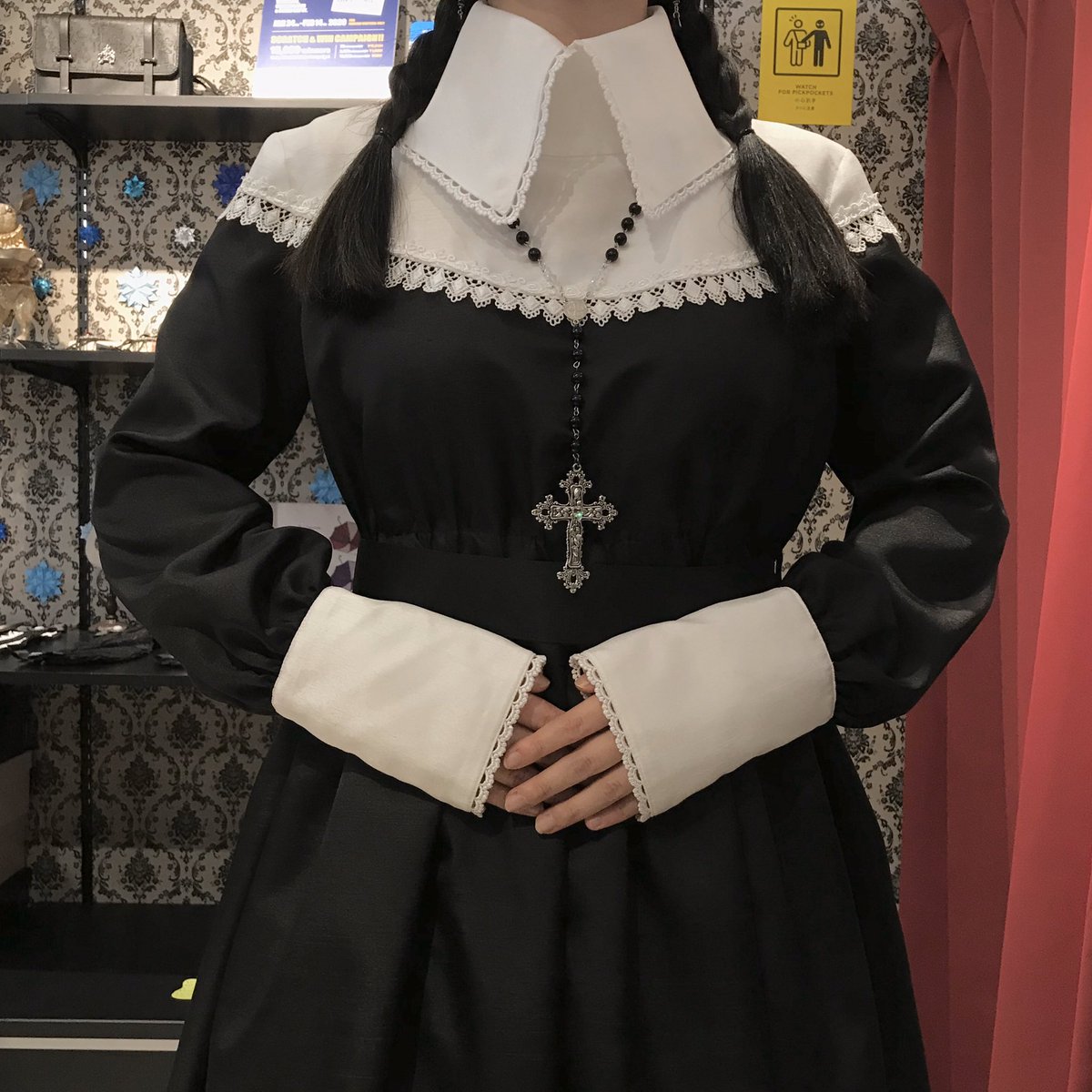 ?ロザリオネックレス?*:｡ トップのチャームが3種類あるロザリオ 
