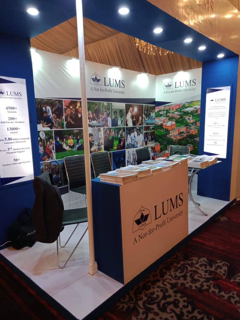 LifeAtLUMS's tweet photo. LUMS is in Karachi at the 17th Dawn Education Expo in PC. Come meet us today from 11am-7pm to get first-hand information about admission criteria and programmes at LUMS.

Looking forward to meeting you!

#BeingLuminite https://t.co/Fu6CVpMGC5