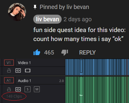 yesclickyes's tweet photo. @livbev should actually be about 152 for the stream, but a few were masked by game sounds too much https://t.co/6NZlq0neJw