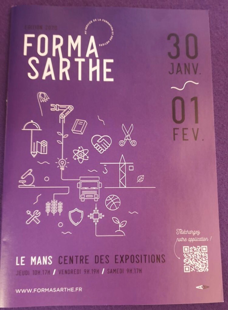 audrey_canal's tweet photo. Une très belle édition de ce #formasarthe l’éducation est une priorité pour notre Ville ! Sur place avec la Présidente 👏🏻 nous avons échangé sur le succès de cette nouvelle version de ce Forum de l’orientation.
#formasarthe #autrmans #lemans #audreydolocanal https://t.co/rui8KUgooP