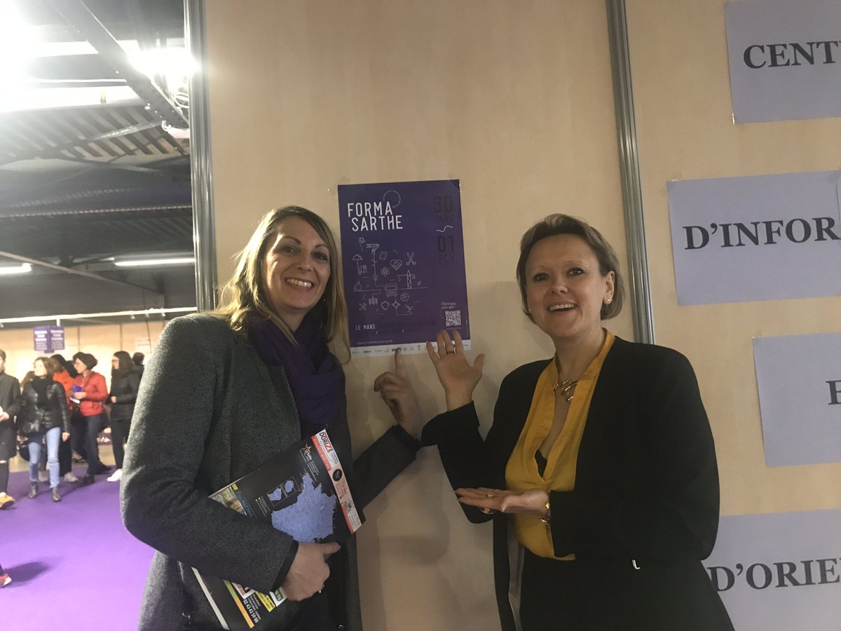 audrey_canal's tweet photo. Une très belle édition de ce #formasarthe l’éducation est une priorité pour notre Ville ! Sur place avec la Présidente 👏🏻 nous avons échangé sur le succès de cette nouvelle version de ce Forum de l’orientation.
#formasarthe #autrmans #lemans #audreydolocanal https://t.co/rui8KUgooP