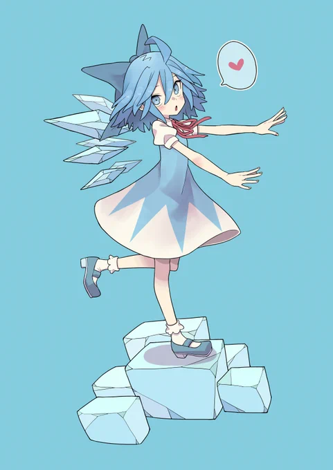 氷の上のチルノ 