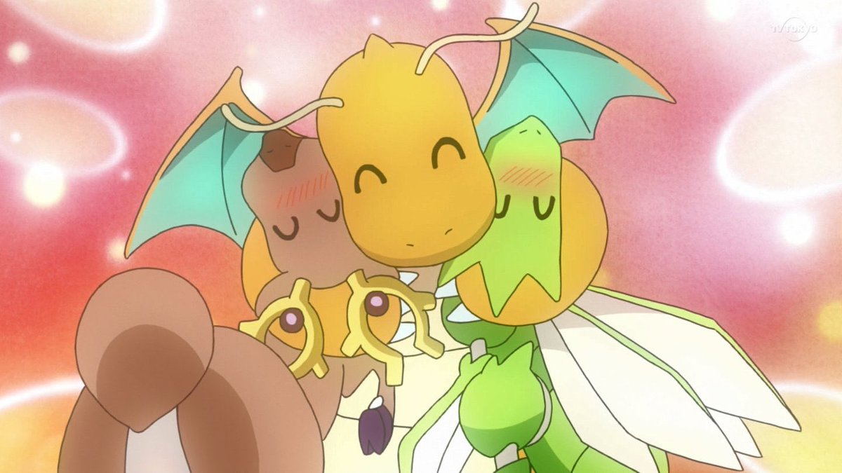 アルコバレーノ On Twitter Anipoke Pokemon サトシのカイリューの可愛いスキンシップ