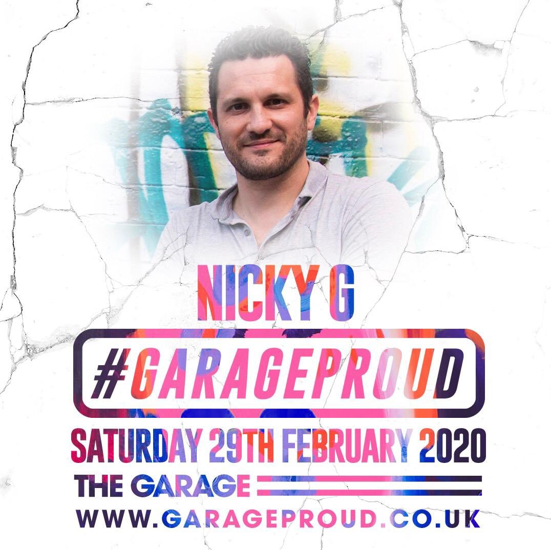 nickyukg's tweet photo. Catch me me at @garageproud on Sat 29th Feb 🎧🎧🎧 https://t.co/CdLebTlN73