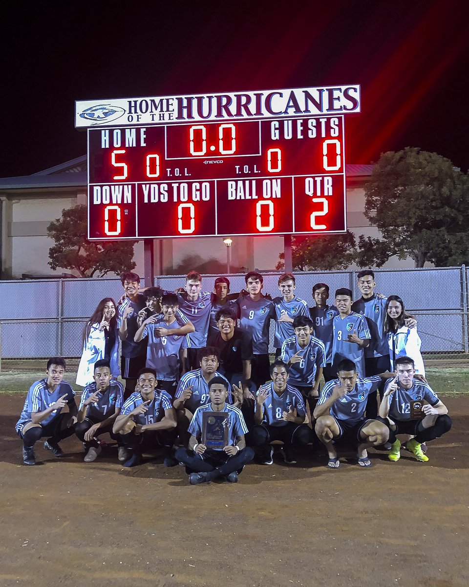 _SLCJ's tweet photo. UPGRADE THOSE HURRICANES TO CATEGORY FIVE!!!!! Kapolei breezes past Kalani, 5-0, in the OIA Division I championship game as the team won its second straight title and fifth league crown overall. #DominateTheScene #ChaseForTheChampionship https://t.co/4xgviOG5rJ