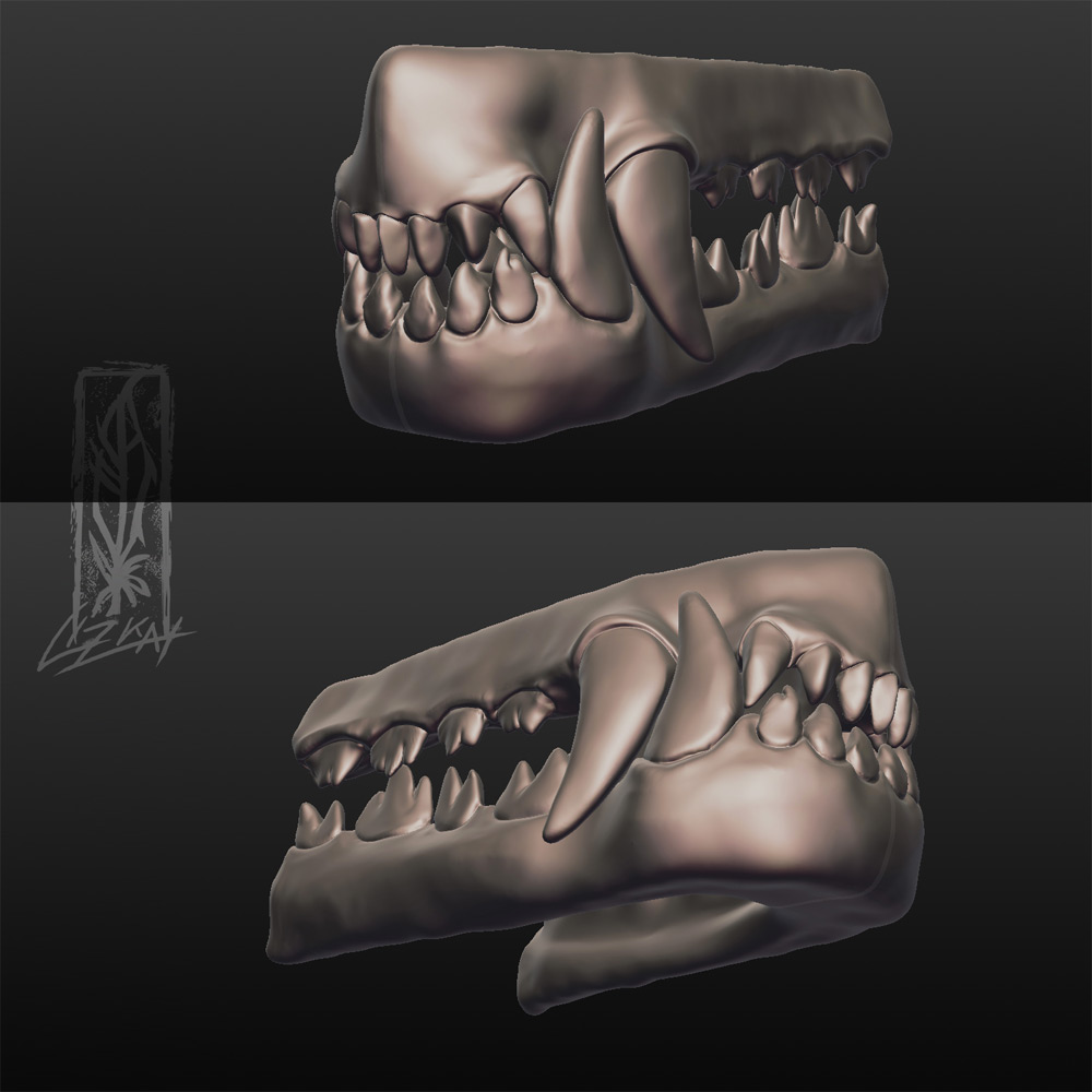 LizkaysArt's tweet photo. 3Dsculpting & PLAprint of a wolf's jaw, I created using Sculptris and Anycubic Printer, for Mane ❤ Really enjoyed working on this as it's something completely new for me
#3d #3dprint #3dsculpt #scupltris #sculpting #wolf #wolfteeth #fursuit #cosplay #costume #jaw #teeth #fangs https://t.co/bvtoCRNVNY