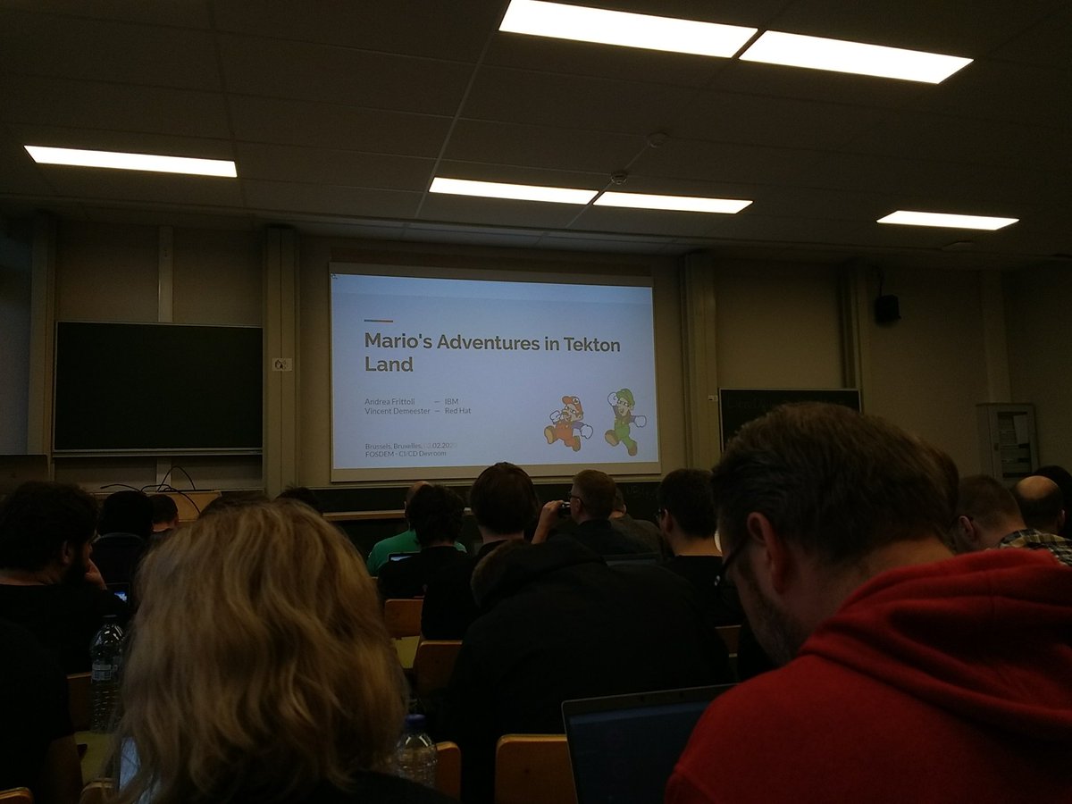 Let's talk about Tekton #FOSDEM