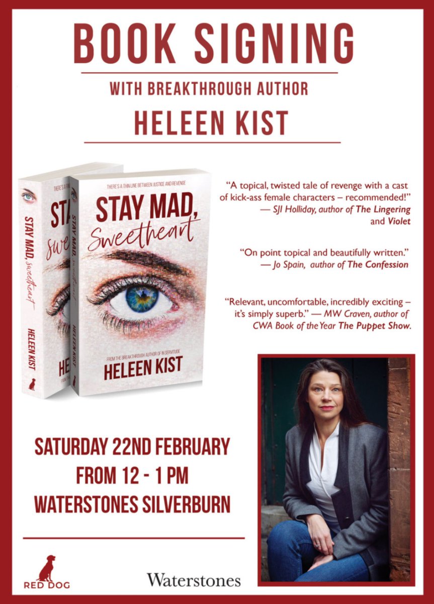 Poster for book signing 22 Feb 12-1 Waterstones Silverburn