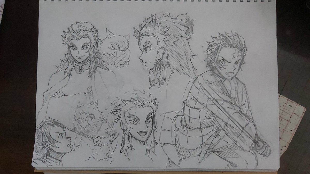 最近まだ模写練習に戻りたくなった。アニメーションは動く絵。ずっと動きを求める自分は絵の能力が弱い、ちゃんと絵が描けないとアニメーションの表現力も足りないかと思う。最近鬼滅がマイブームなので模写してみたw
善逸カッコイイ!!!
霹靂一閃強い!!!
鬼滅凄い!!!