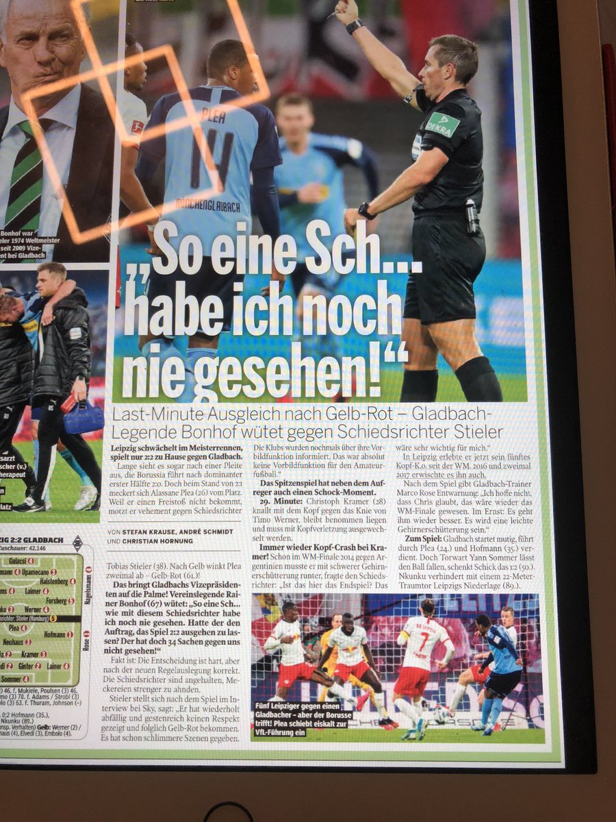 Wünsche mir inständig, dass der DFB-Kontrollausschuss hier einschreitet und sich in aller Form zu seinem Schiedsrichter bekennt.