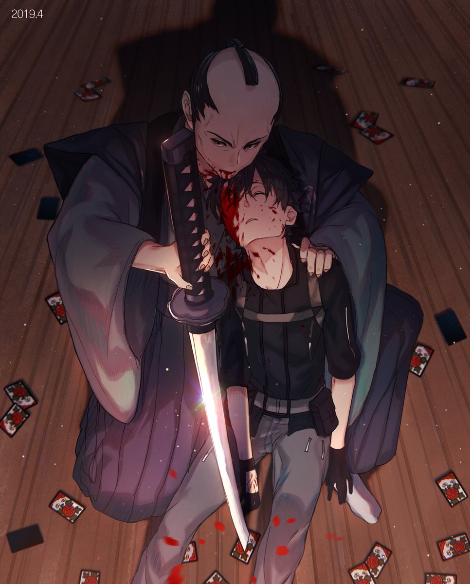 エドモン・ダンテス(Fate) ,ぐだ男 「#画力ビフォーアフター
専門通う前の2018年と専門1年目の2019年と卒業間際」|心⑩のイラスト