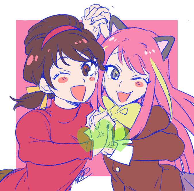 ミソラ お前が描くこのコンビが見たいタグ 別枠 おそ松さん トト子ちゃんとにゃーちゃん 空野さん Sorano My リク有難うございましたー あまりにも描き慣れず色つけてごまかして申し訳ない いつもありがとうございます 仲悪いのが非常に好きです