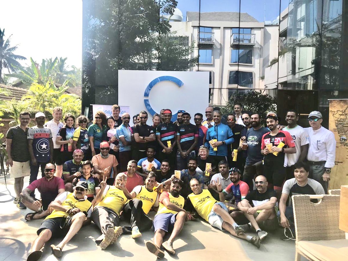 HyattCentricGoa's tweet photo. It was a lovely afternoon hosting the participants of Tour Of Goa π² for Brunch, after their three day ride to #GetLostInGoa, through unexplored and scenic routes across the state.
#CyclingGoa #TourOfGoa https://t.co/4XXucMlzoj