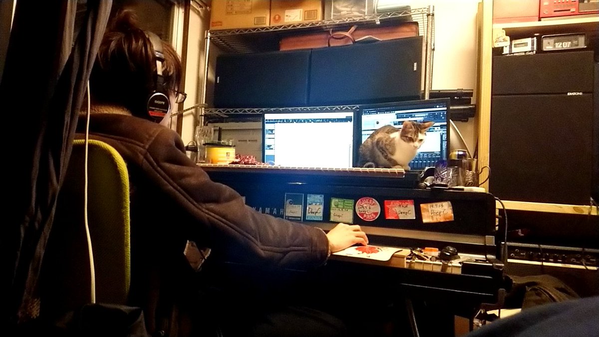 Hara4shiihiro's tweet image. 猫ニモマケズ　#DeepC #DTM  #音源作成　#バンド