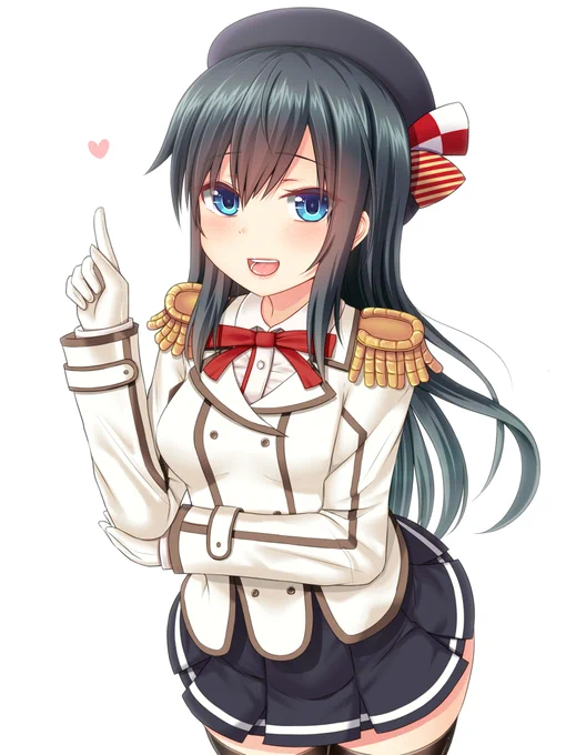 練巡コス朝潮かきました_(┐「ε:)_ 