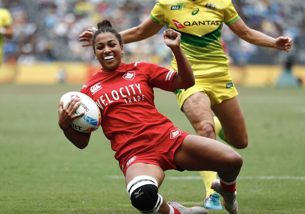 Canada wins silver at World Rugby Sevens Series in Sydney Australia.