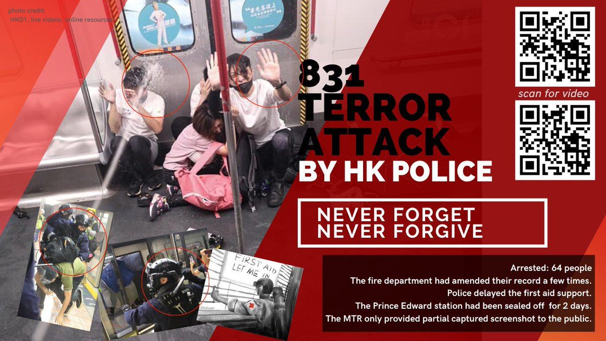 NoSurrenderHK's tweet photo. @benedictrogers #HKPoliceTerrorism is now needn't to hide their dark and brutal side to the public. They breaks almost all the rules of them and no one is accountable for these. They are only a gang of pro-Beijing watchdog only.
Never forget, never forgive.
#HKPoliceState
https://t.co/hMOPouIH0A