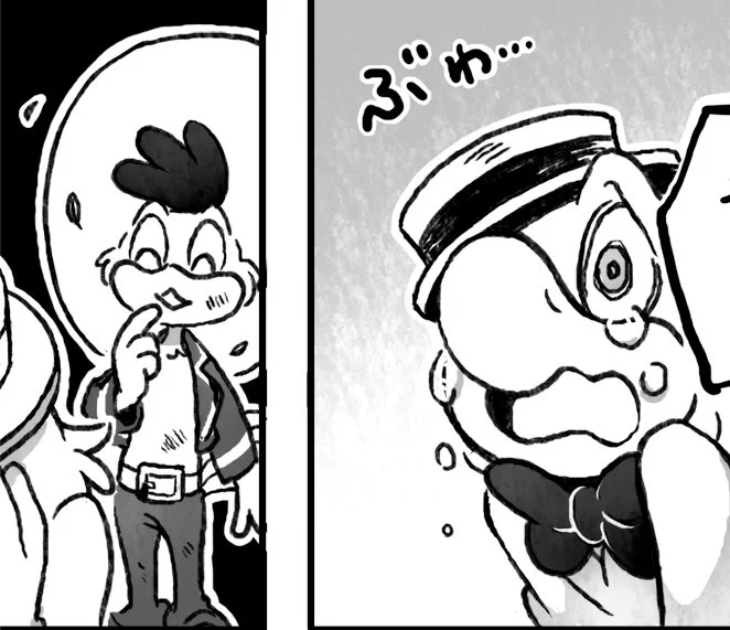 1コマくらいあざといホッセが描きたくて、でもあざといって何だろってなって結局この顔になったけど、可愛くかけたと思ってます🙋‍♀️🙋‍♀️🙋‍♀️ 