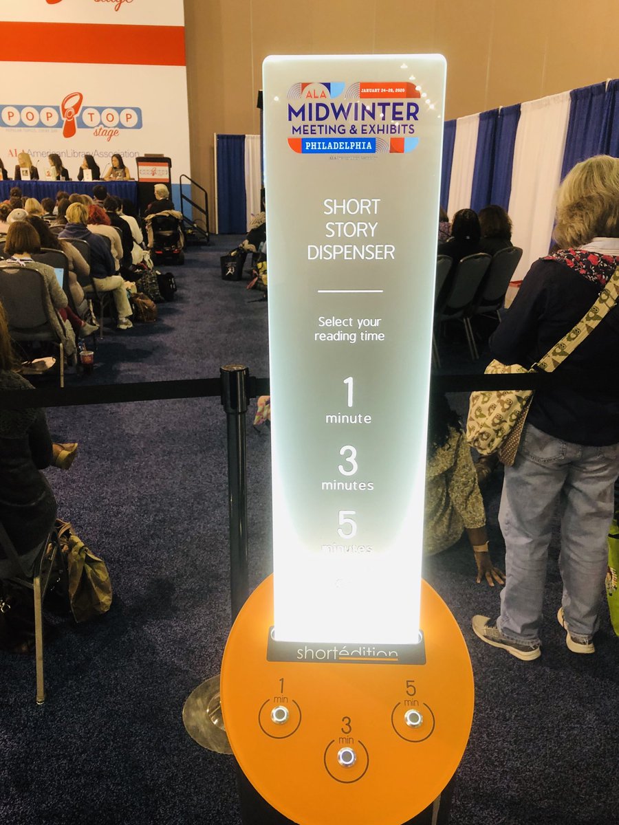 ThomasHTaylor's tweet photo. Thinking about the #mermonkey, and how to make a book dispensary work irl, I remember that I spotted this at a conference last week. You press a button, and out comes a story! I pressed and got this. #malamander https://t.co/8LAeX2oCS6
