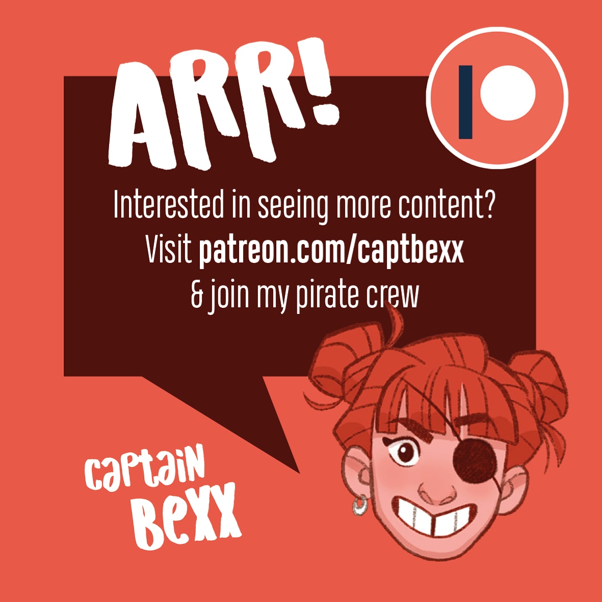 CaptBexx's tweet photo. I'm exited to announce that I'm on #Patreon! 🤩 Now you can get exclusive #art &amp; #video content every month. I'm a freelance #Illustrator &amp; your support would help me to focus more on my artistic work.

I appreciate your support &amp; hope to see you there! 😘

Link in bio https://t.co/jxtAdwXggS