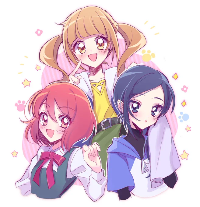 変身前全員かわいい… #precure 