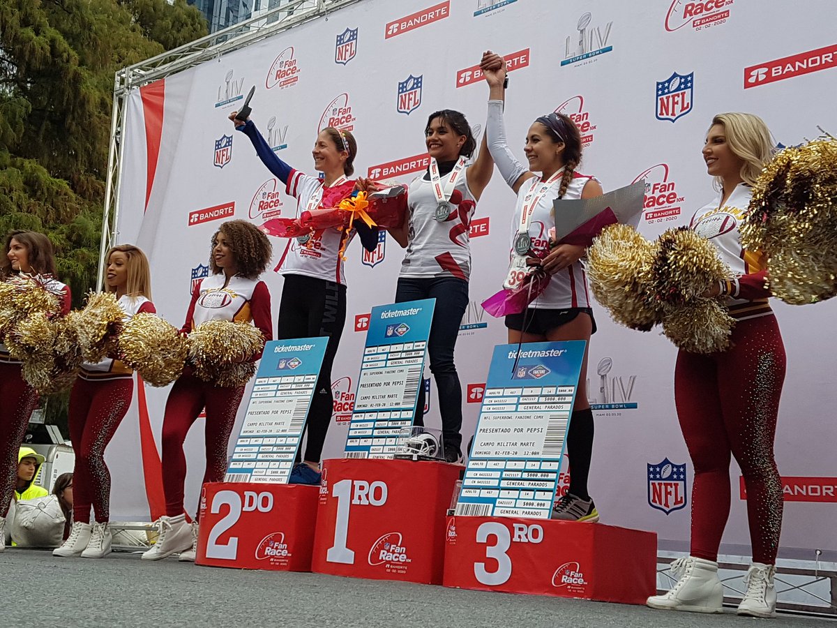 maximoavance's tweet photo. Las ganadoras y los ganadores de la #FanRace de la @nflmx. Se compitió en las ramas femenil y varonil, las distancias de 5K y 10K.
#SBLIV https://t.co/jlo51djHMF