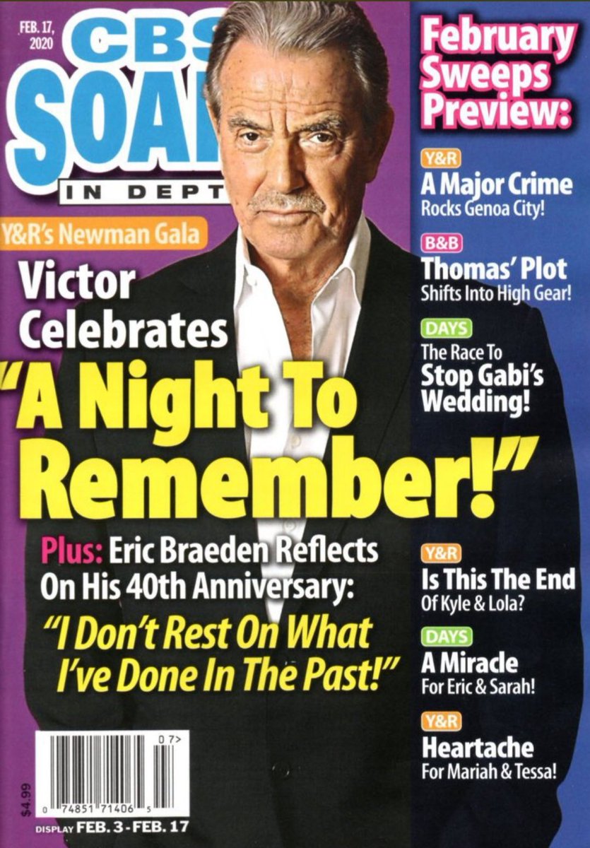 Niktor_Newman's tweet photo. Celebration for @EBraeden's 40th anniversary with #YR begins!!! ๐ ๐ฅ #EB40 #TGVN #Legend #40yearsofVictor https://t.co/3BHdVwwHrj