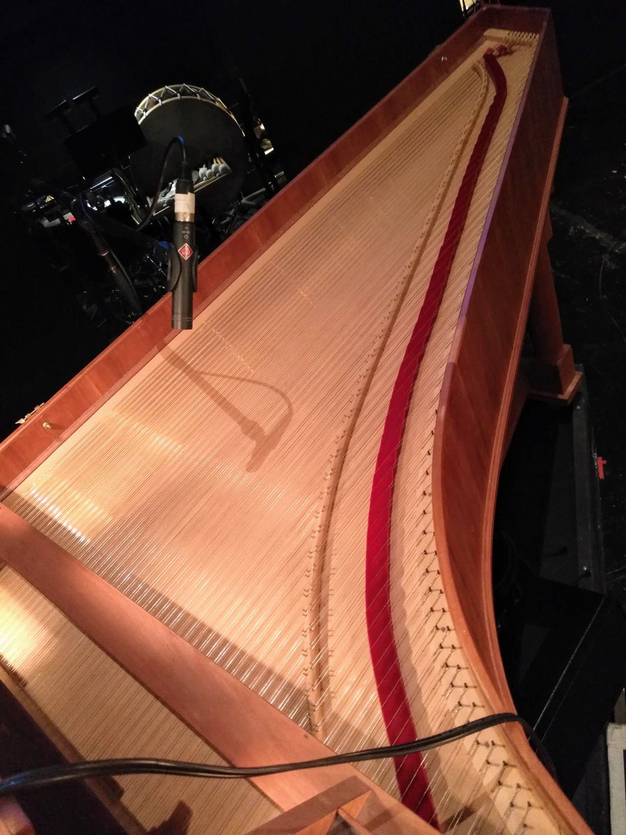 MShannone's tweet photo. Meet Forte-piano "Constanza", David Way/Phillip Belt design after Stein ca 1790, built by Thomas Ciul 1996, with Viennese action, mahogany wood. Den Ciul comes to every performance of #COCBarber @CanadianOpera to make sure everything is absolutely perfect. #Rossini #Recit #piano https://t.co/KfTTjYPQzR