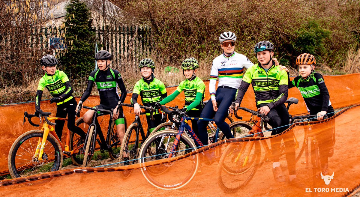 Dead chuffed for <a href="/Tompid/">Tom Pidcock</a>. <a href="/mathieuvdpoel/">Mathieu Van der Poel</a> is on a different planet, making this particular silver medal as good as gold, especially when it’s someone you look up to in front of you. Absolute kudos mate 🙌🏻 Inspiring these little lot to do great things as well. <a href="/ShibdenC/">Shibden Cycling Club</a>