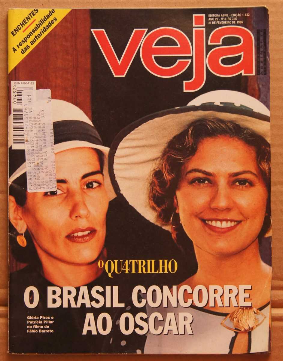 Veja Um Bom Filme på Twitter: "Revista Veja, edição 1432, de 21/02/1996, e  a expectativa por O Quatrilho na disputa pelo Oscar de Melhor Filme  Estrangeiro.… https://t.co/sqFHQfziqf"