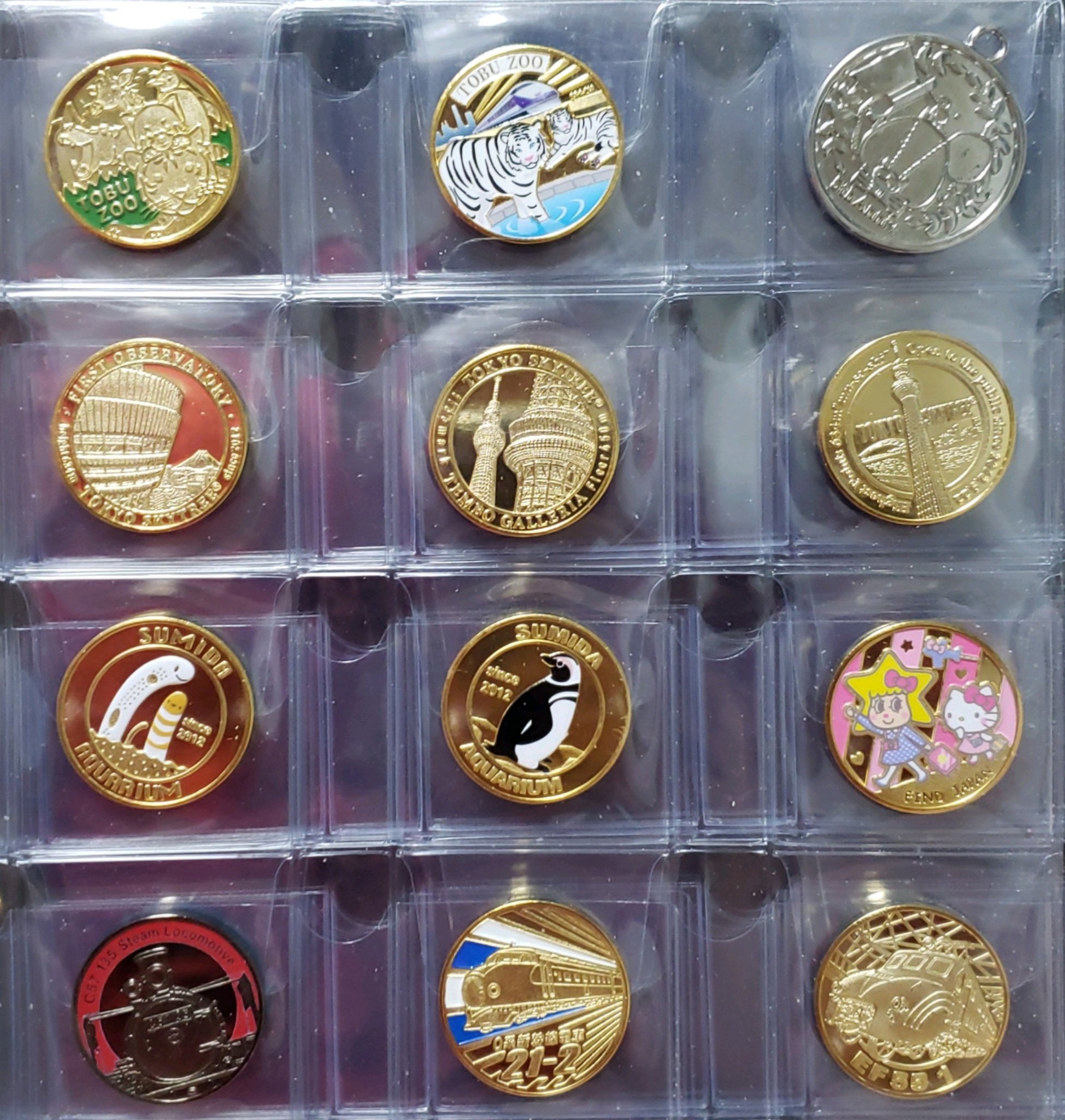 東武博物館、スペーシアの記念メダル 東武 スペーシアX ブルーリボン賞