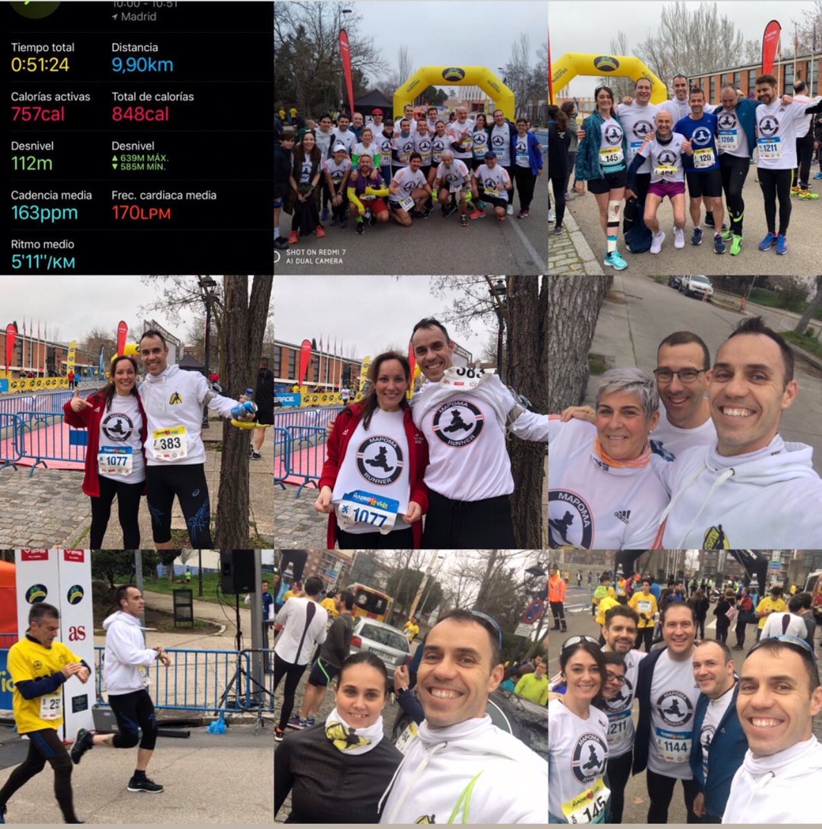 danyputnam's tweet image. Correteando!!! Dícese de... “qué mejor que hacer algo de ejercicio un domingo prontito, en la casa de campo, y rodeado de estos cracks para hacer los 10k de MADRID CORRER POR LA VIDA!!!” 💪🏻❤️🚑 #mapomarunners @AD_MAPOMA @juampy654 @FeitalCris @SONSOLESPI @FerLPereira @tesenforma