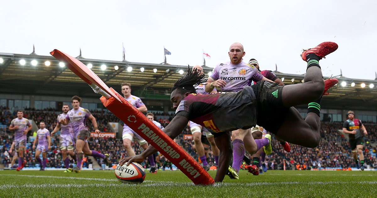 Harlequins's tweet photo. ⚡️ Astonishing from @_gabs11. #COYQ https://t.co/eB0K3lPMkQ