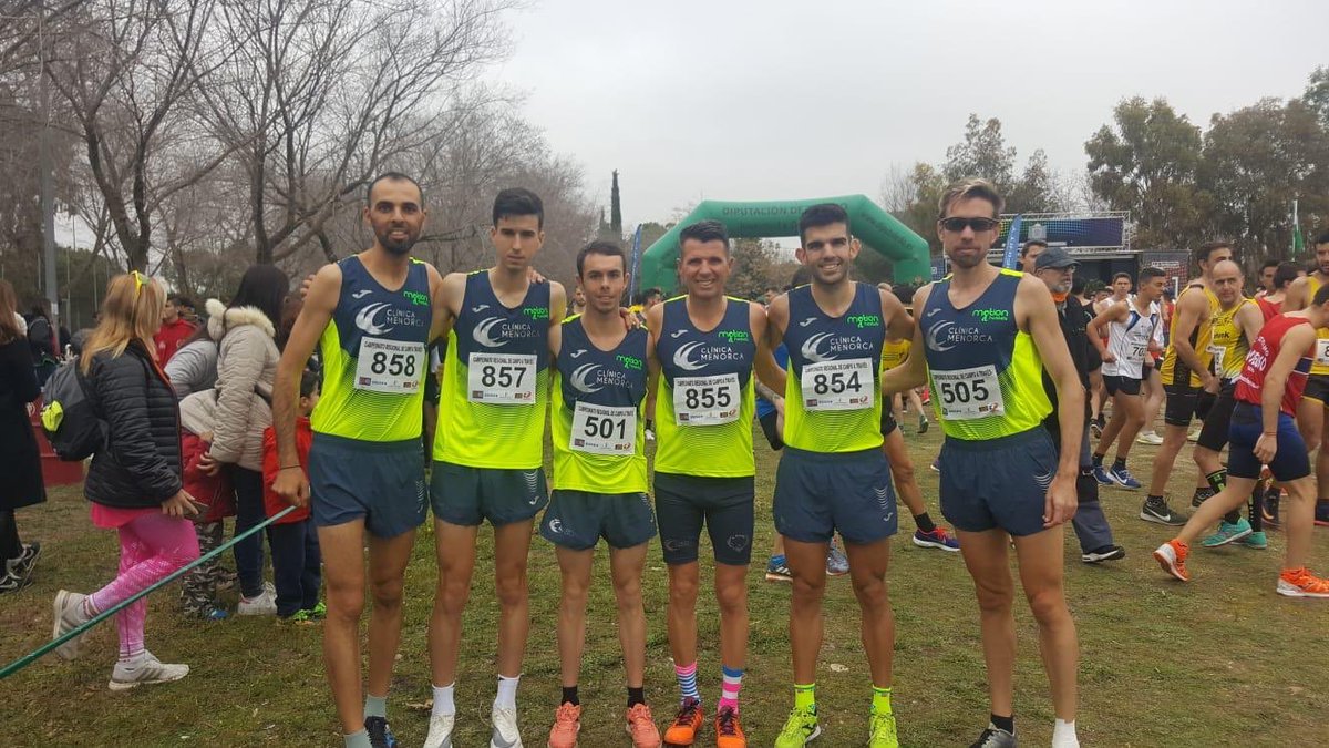 CAUGuadalajara's tweet photo. 🏆 Campeones de Castilla La Mancha de Campo a Través, hoy en Sonseca (Toledo).

¡Gracias a todxs por los ánimos! 🔜 Campeonato de España en Soria (23 de Febrero).

🏃🏻‍♂️Ricardo, Ángel, Javier, Youssef, Diego y Mario. https://t.co/BihJZXCVas