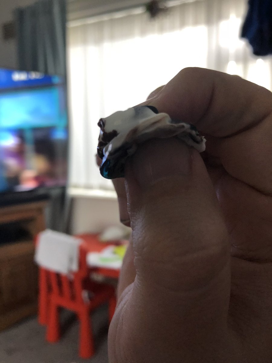 Randomhero316's tweet image. @Morrisons Hi, if you happen to be missing part of the machine that is used in filling your mint chocolate ice creams then we might have just found it in our child’s ice cream cone. Luckily we spotted it before she put it in her mouth. Not Great