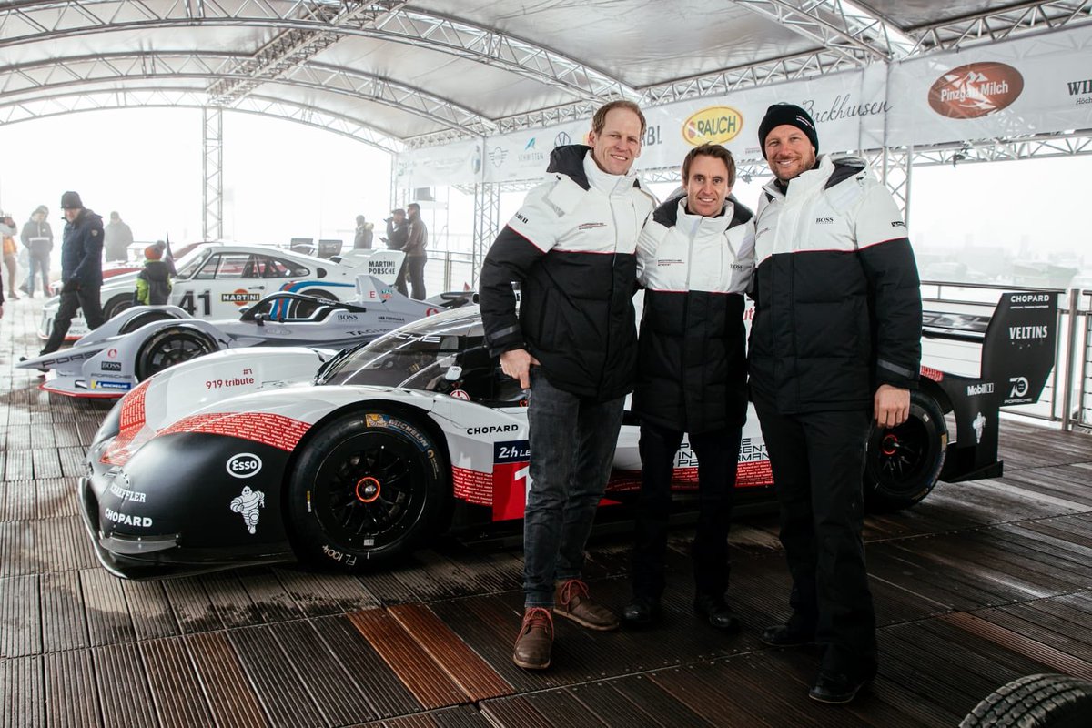 Cool 😎 weekend <a href="/gpicerace/">gpicerace</a> with @porsche brand ambassador colleagues <a href="/akselsvindal/">Aksel Lund Svindal</a> &amp; <a href="/JBergmeister/">Jörg Bergmeister</a> 
Taxi &amp; Show runs with #Taycan &amp; #GT3RS and 911Dakar 😅