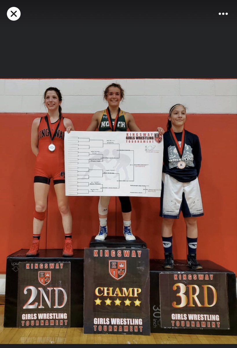NHHS_Lions's tweet photo. Congratulations to Lauren Masters for finishing in 1st place yesterday at the 1st Annual Kingsway Lady Dragons Wrestling Tournament! #LionPride https://t.co/N9f5zIhPET