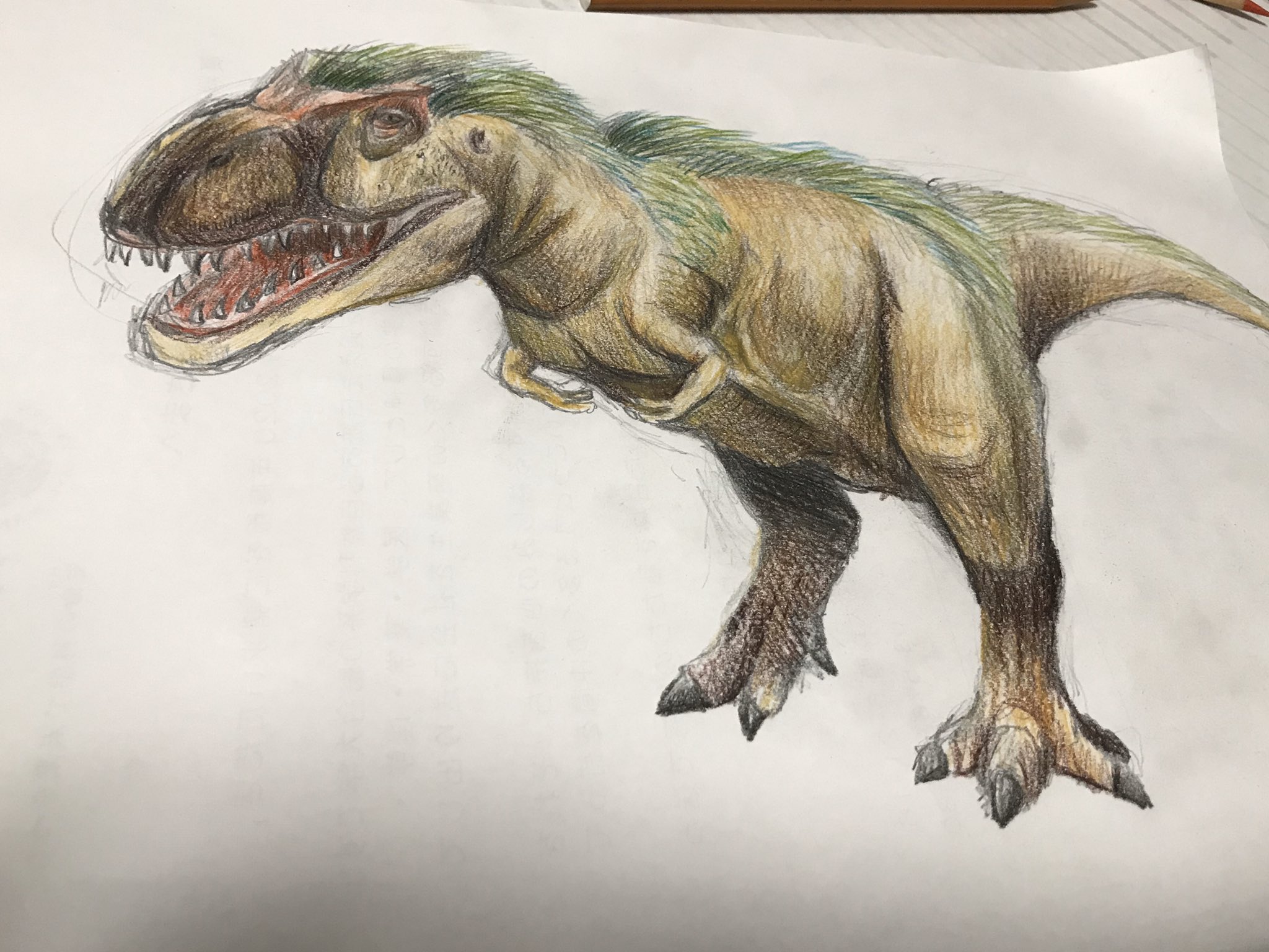 カプセルq太郎 Twitter पर できてきた ティラノサウルス 恐竜 恐竜イラスト イラスト 絵 古生物 ジュラシックパーク ジュラシックワールド T Co Prql01yjeg Twitter
