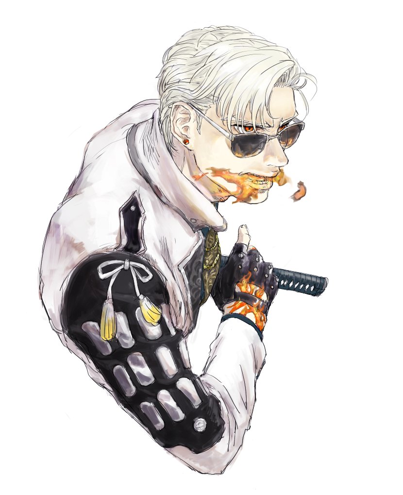 怒髪天を衝くお頭は火を吐いてほし っていう絵です 千パンのイラスト