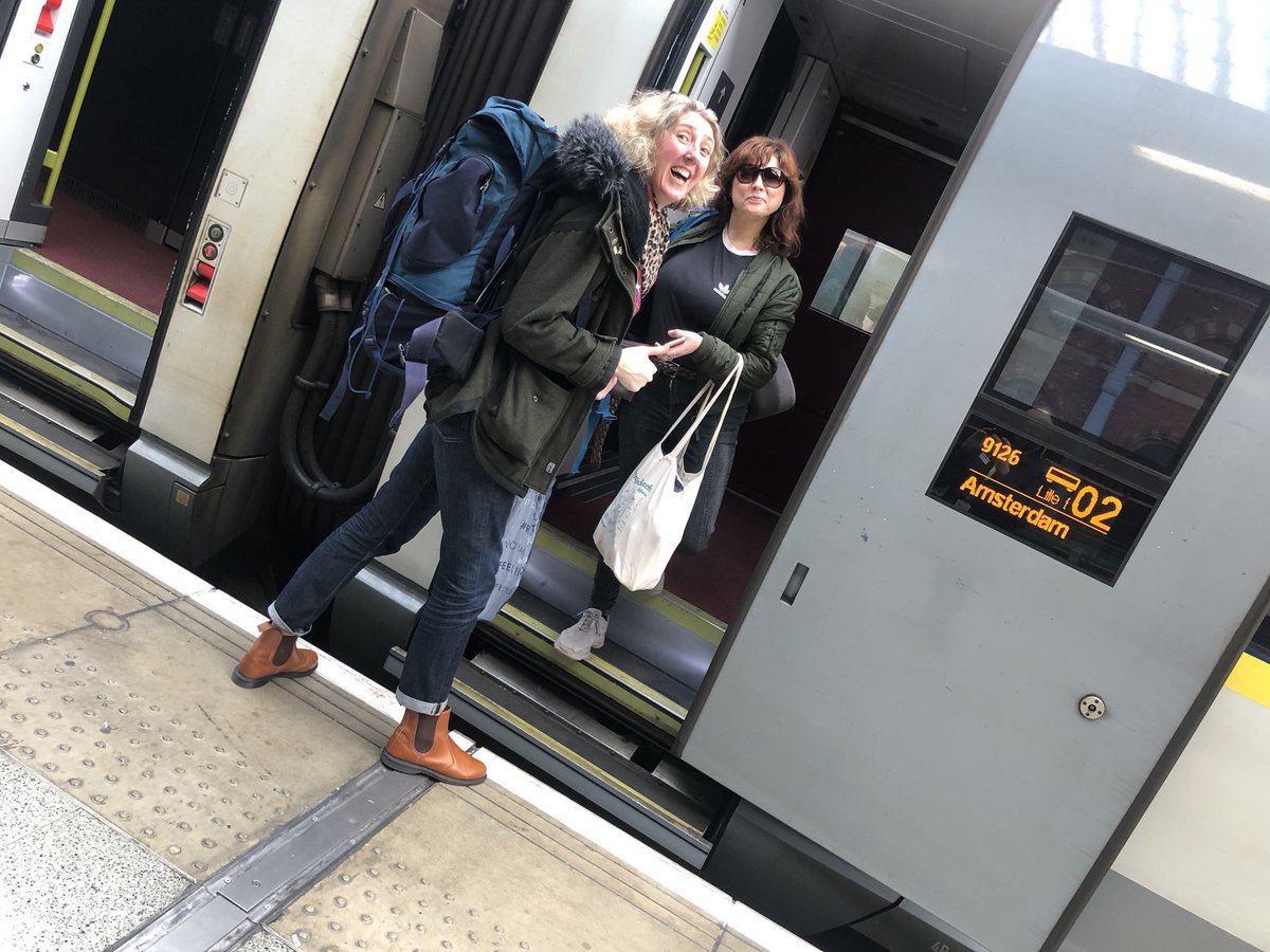 DollysDay's tweet image. First stop Amsterdam! Interrailing with  @rhondylou our grand tour of Europe to apologise for a nation #eurotrashed #interrailing #StillEuropean #NotMyBrexit #OnTour @TheCarryOnPod