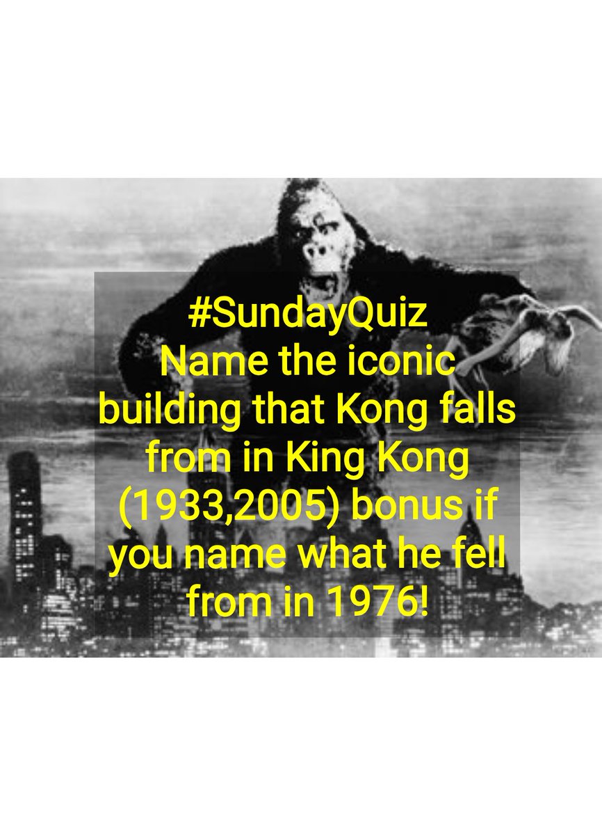king Kong Sunday Quiz at Galleon Studios image