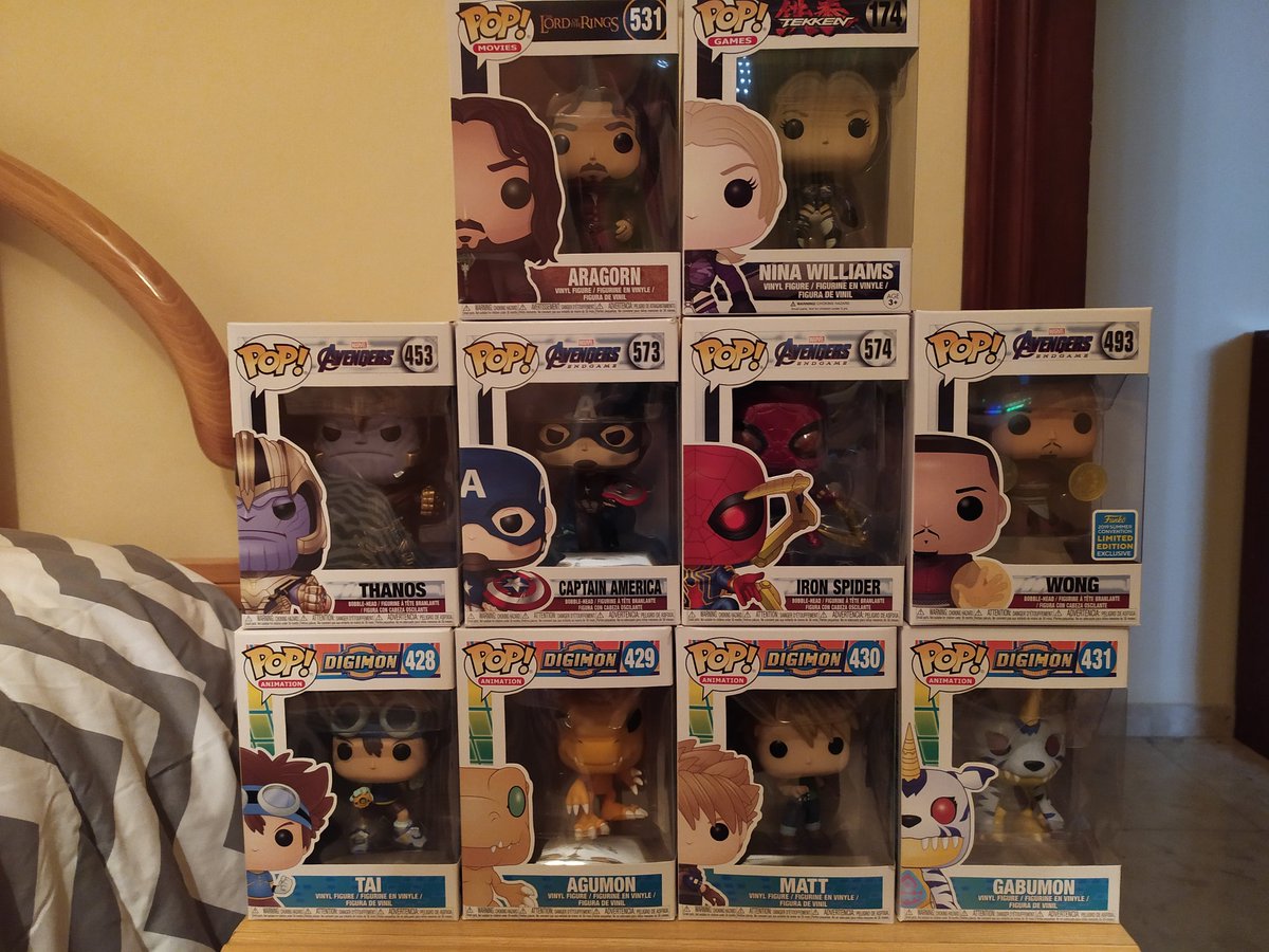 antonio_trivi's tweet photo. Buenas Nacho, aquí te dejo las funkocompras de diciembre-enero, con algún regalito como el de thanos, un saludo y espero que vuelvas con más contenido al canal @UtopiaFriki #utopiafunkocompras https://t.co/rKIZteu4px